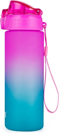 Trinkflasche OXY 600 ml Ombre Blau-Rosa