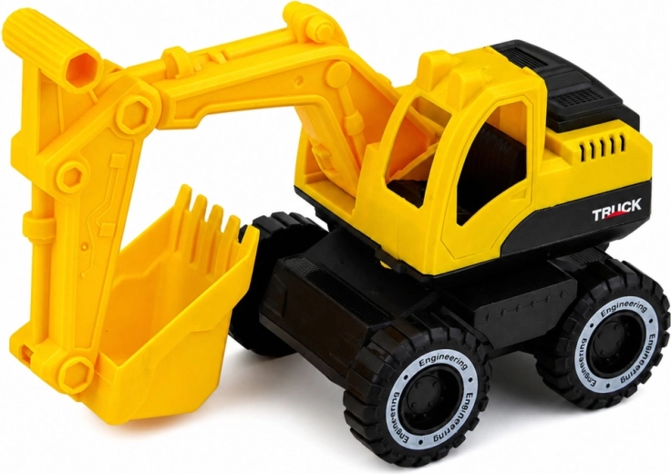 Bagger mit drehbarer Kabine und beweglichem Arm
