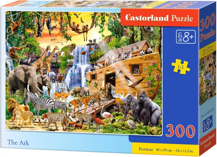 300-teiliges Puzzle – Wilde Tiere auf der Arche
