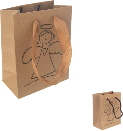 Geschenkpapiertüte Engel – Mix 11,5 × 6,5 × 14,5 cm
