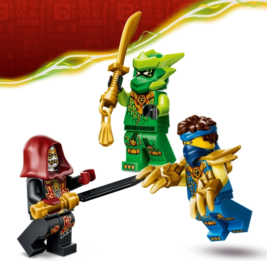 Drei NINJAGO Minifiguren