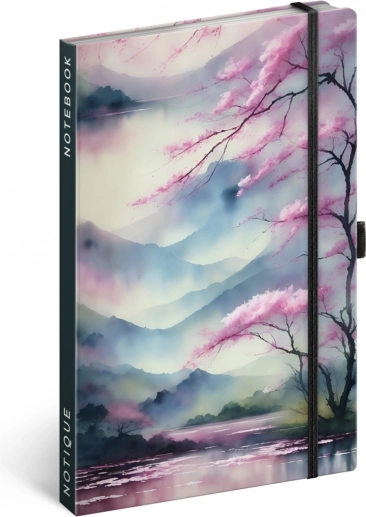 NOTIQUE liniertes Notizbuch Sakura 13 × 21 cm