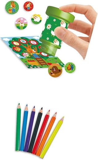 Spaßiges Stempeln für kleine Kreative