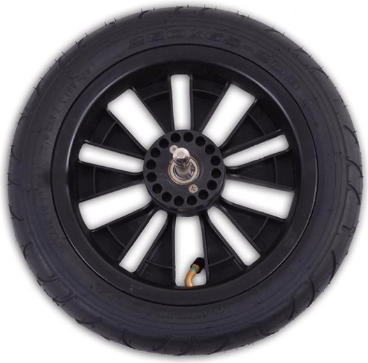 Hervorragende Dämpfung dank luftgefüllter Reifen