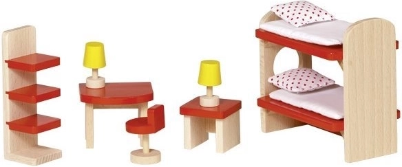 GOKI Puppenhaus-Möbel Kinderzimmer Basic