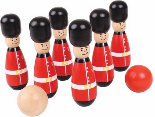 Kegelspiel Englische Wachen von Bigjigs Toys