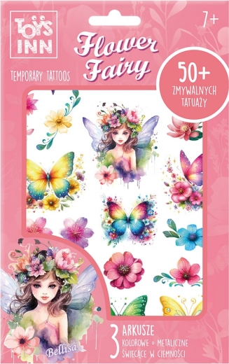 Temporäre Tattoos Flower Fairy Bellisa STNUX
