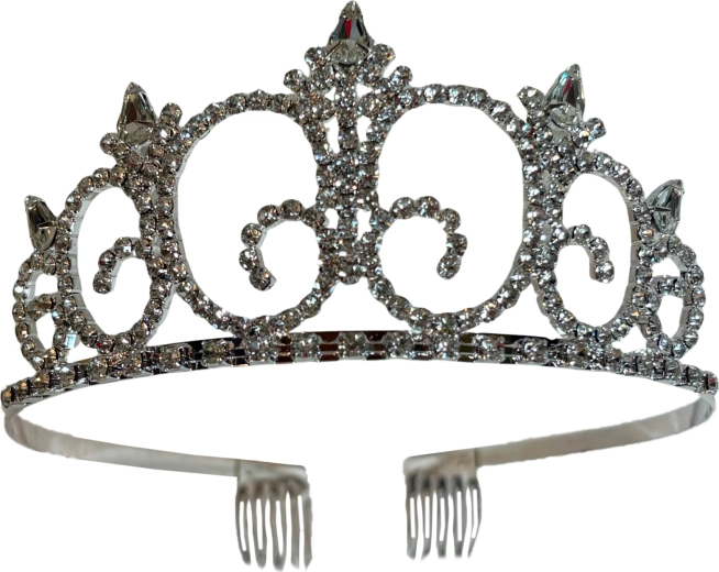 Rosa Haarreif Diamond Queen