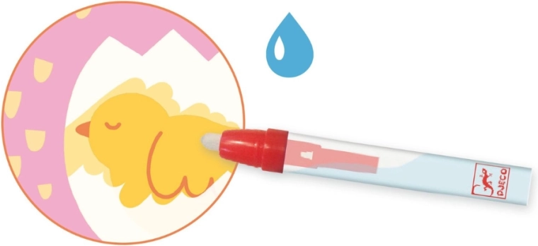Farbenzauber bei Wasserkontakt