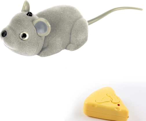 Ferngesteuerte Maus mit Infrarot-Fernbedienung in Käseform