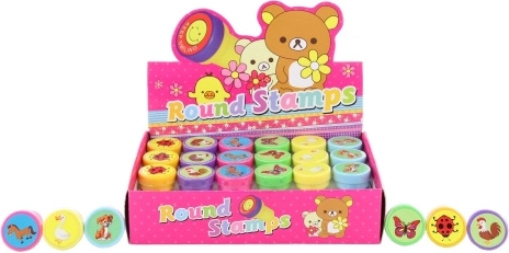 Tierstempel für Kinder, Set mit 24 Stück