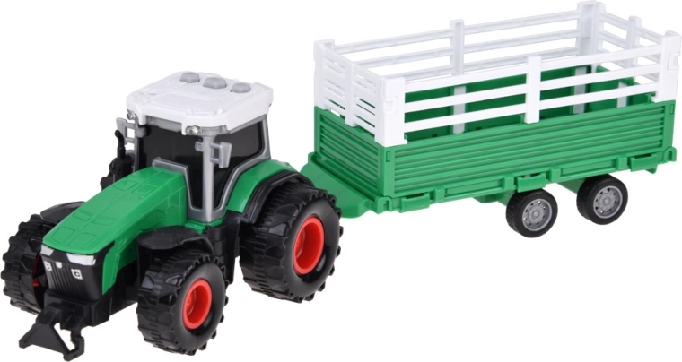Traktor mit Anhänger und Soundtasten