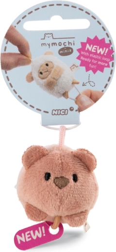 Nici MyMochi Mini-Bär Nomo mit elastischem Gummiband, 5 cm