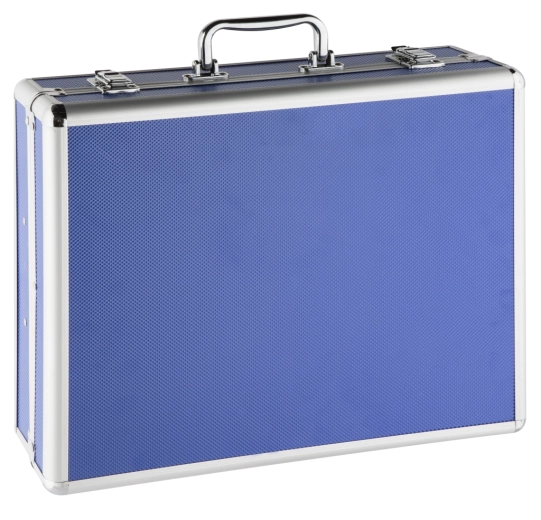 Robuster Metallkoffer für Reisen und Zuhause