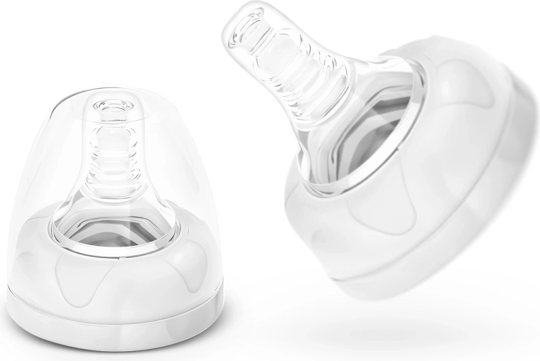 Komfortable Silikoneinlage und dynamischer Sauger