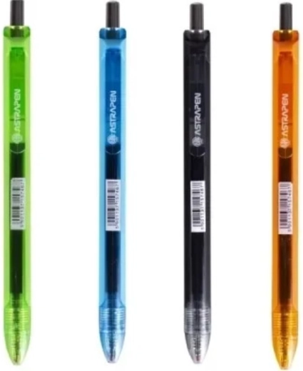Kugelschreiber ASTRA Stripes, 0,7 mm, Farbmix