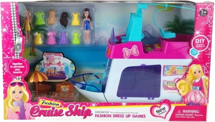 Spielset Ausflugsboot mit Minipuppen und Zubehör