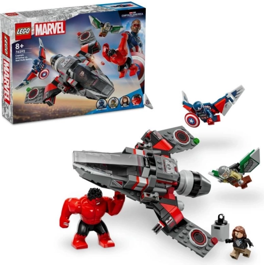 LEGO Marvel Captain America vs. Red Hulk – Luftschlacht (76292)