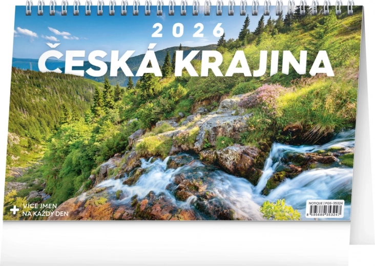 Tischkalender Tschechische Landschaft 2026