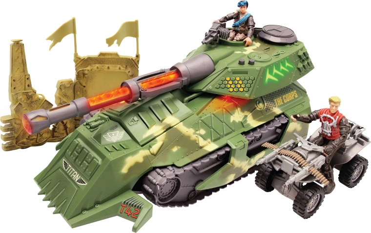 The Corps Panzer Titan mit Soldaten 39 cm