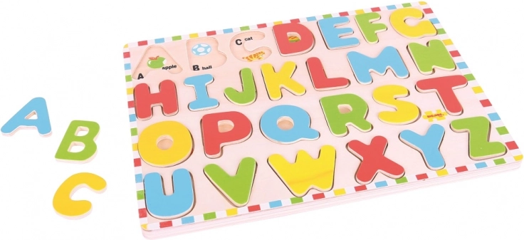 Holz-Alphabet mit Bildern BIGJIGS TOYS