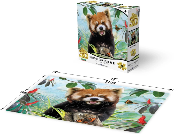 3D-Puzzle Roter Panda 48 Teile