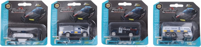 Metall-Polizeiauto 7 cm