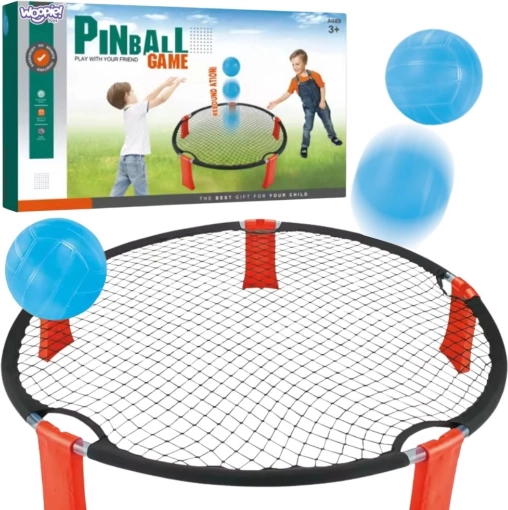 Woopie Smash Ball – gesellschaftliches Trampolinspiel mit 2 Bällen und Pumpe