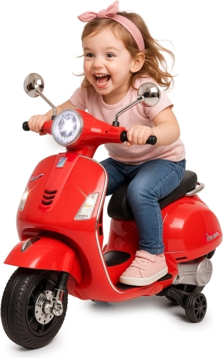 Elektrisches Kinderfahrzeug Vespa GTS 125 rot
