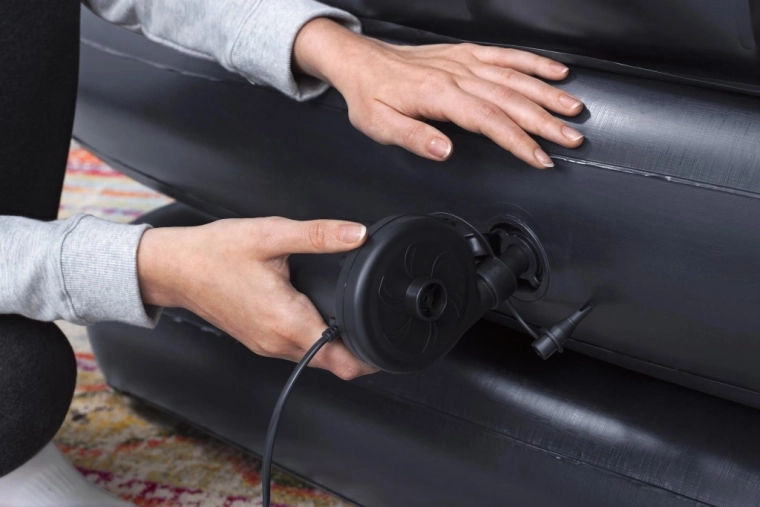 Schnelles Auf- und Abpumpen