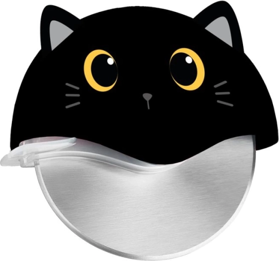 Pizzaschneider mit Katzenmotiv