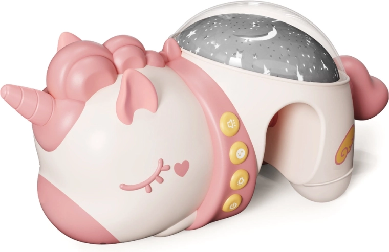 Chipolino Kinderbettprojektor mit Melodien Unicorn