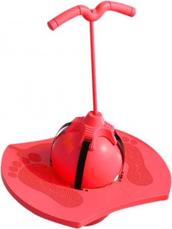 Roter Hüpfball mit Griff Pogo Jumper