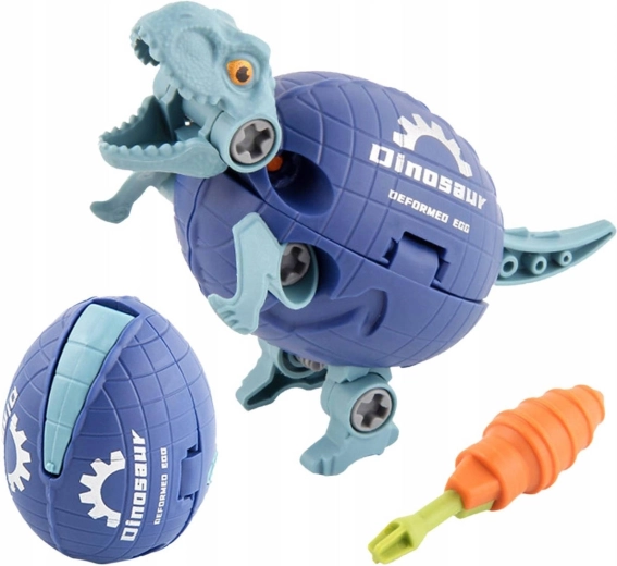 2-in-1-Transformation: Dinosaurier und Ei