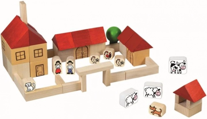 Detoa Holzbaukasten Bauernhof