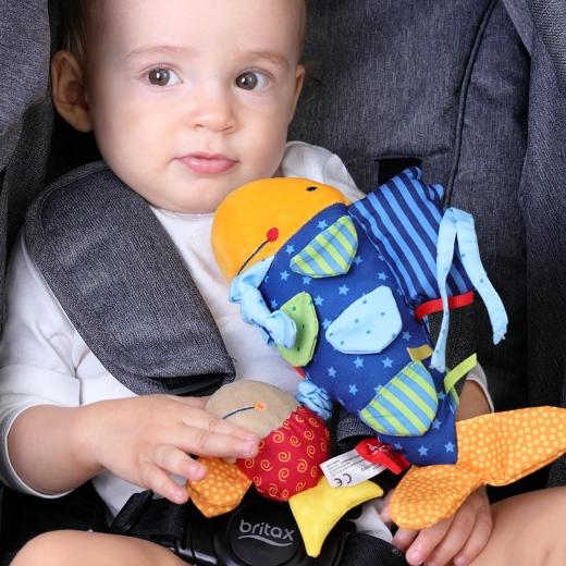Ideal für Babyschale und Kinderwagen