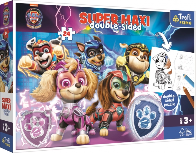 Puzzle 24 Teile Super Maxi Paw Patrol