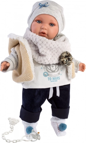 Llorens weinende Puppe Enzo 42 cm