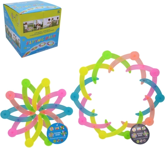Zerlegbare Flugscheibe 33 cm – Box mit 18 Stück