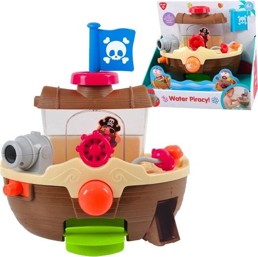 Playgo Piratenschiff für die Badewanne mit Wassereffekten