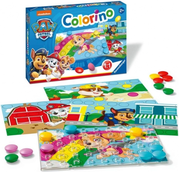Colorino Paw Patrol – farbiges Knopfspiel für Kinder
