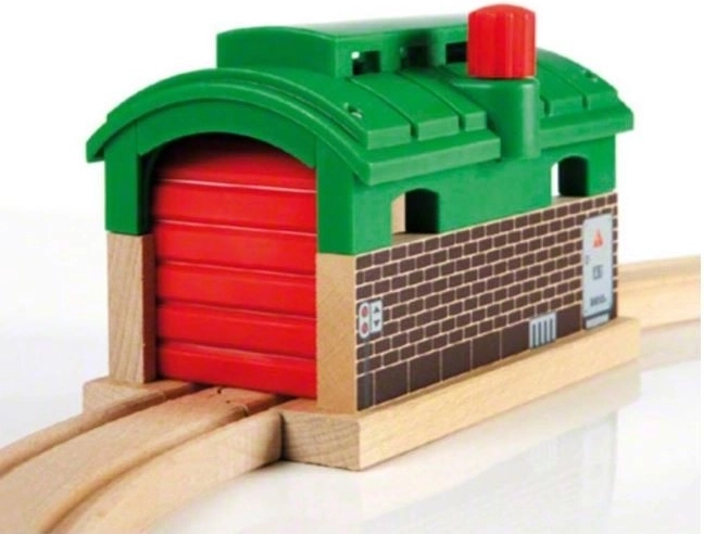 Robuste Ausführung aus Holz und Kunststoff