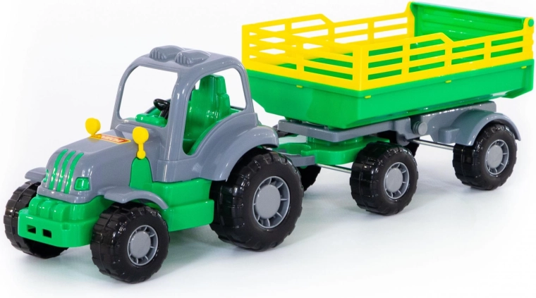 Funktionaler Anhänger mit klappbarer Hinterwand