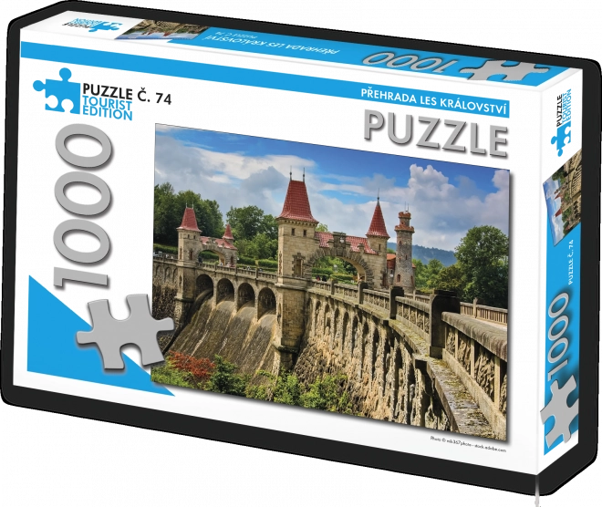 Puzzle Talsperre Les Království 1000 Teile - Touristische Edition