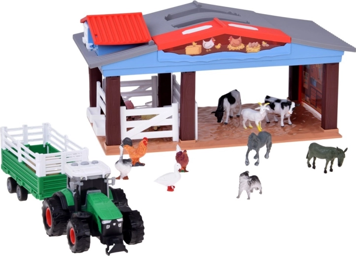 Farm mit Licht und Tiergeräuschen