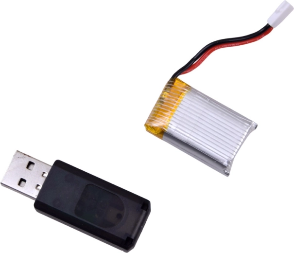 Wassersprühen + Akku mit Laden über USB