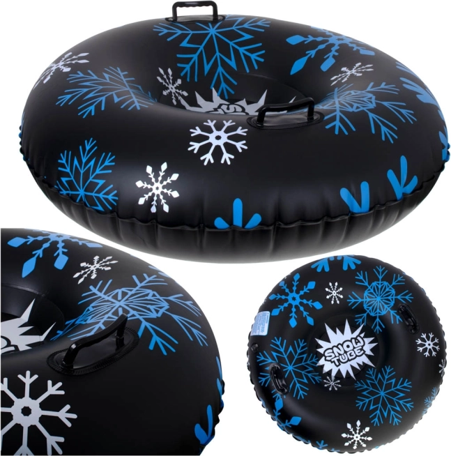 Aufblasbarer Schneereifen mit Schneeflocken 95 cm