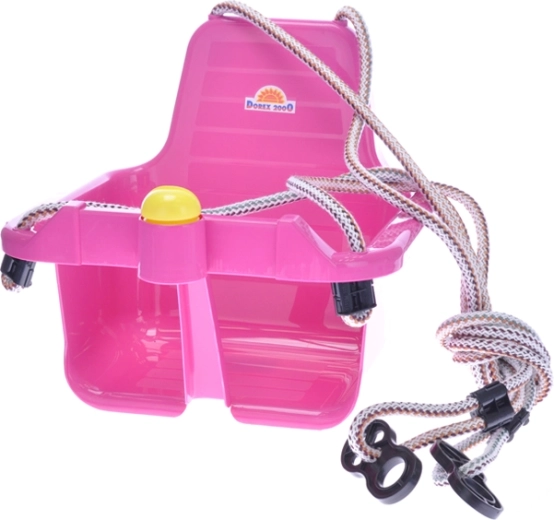 Rosa Kinderschaukel mit Hupe 18M+