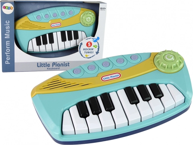 Interaktives blaues Klavier Little Pianist