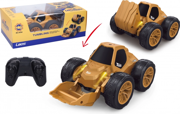 RC Bulldozer mit Kippvorrichtung und Fernbedienung 20 cm